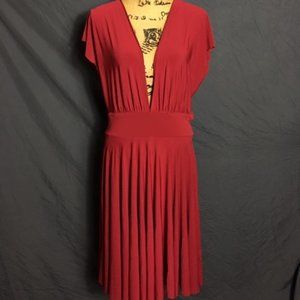 White House Black Market red dress